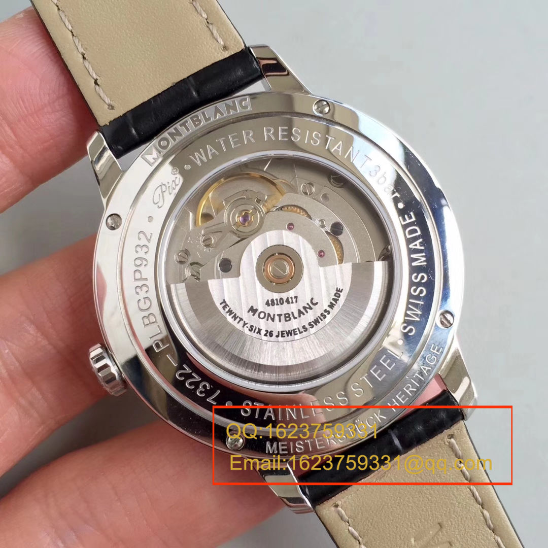   ER  万宝龙HERITAGE SPIRIT系列U0111622 / U0111624《玫瑰金壳》腕表 / MBAI13