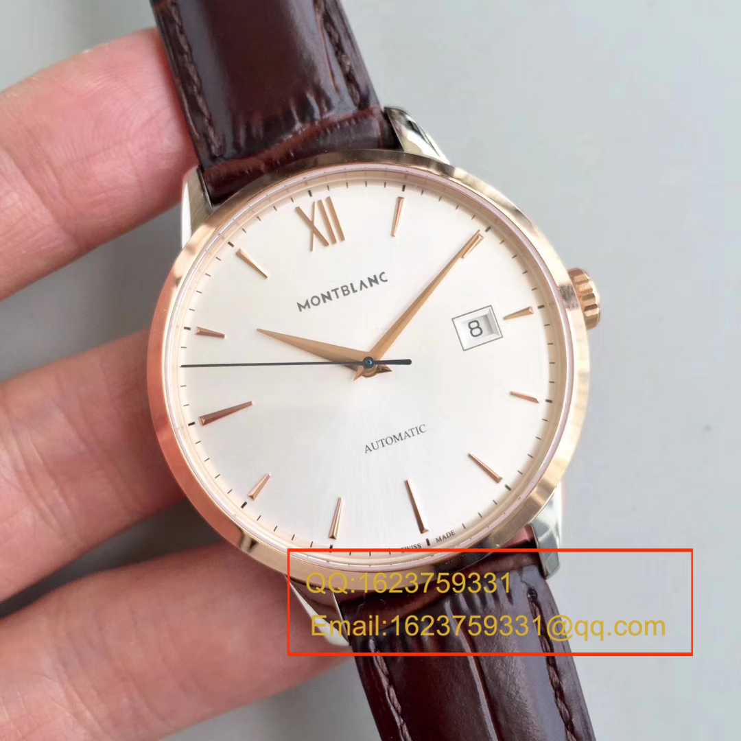   ER  万宝龙HERITAGE SPIRIT系列U0111622 / U0111624《玫瑰金壳》腕表 / MBAI13