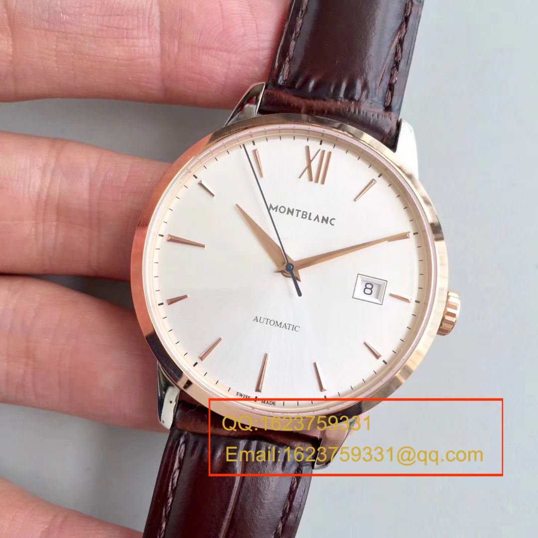   ER  万宝龙HERITAGE SPIRIT系列U0111622 / U0111624《玫瑰金壳》腕表 / MBAI13