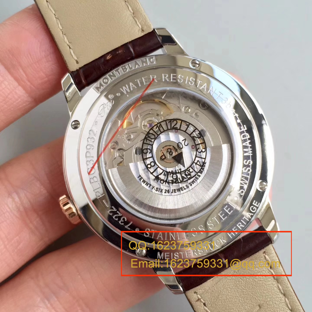   ER  万宝龙HERITAGE SPIRIT系列U0111622 / U0111624《玫瑰金壳》腕表 / MBAI13
