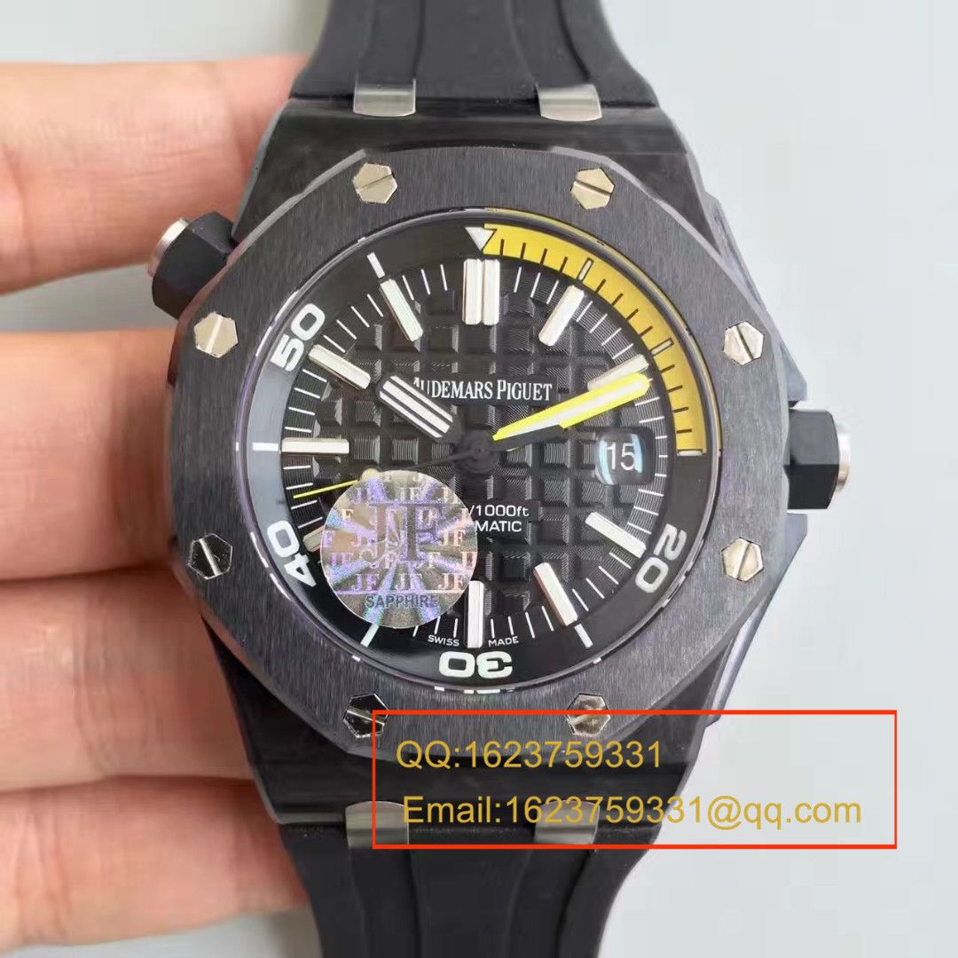 视频评测JF厂高爱彼皇家橡树离岸型系列15706AU.OO.A002CA.01腕表 / JFAP15706