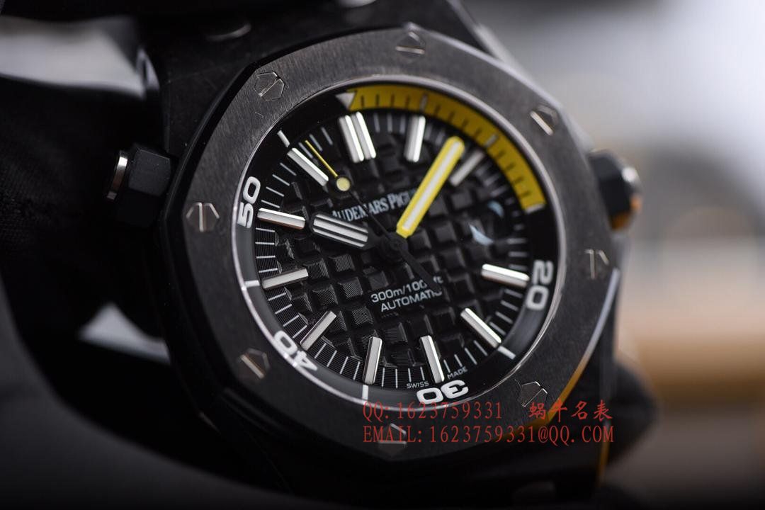 视频评测JF厂高爱彼皇家橡树离岸型系列15706AU.OO.A002CA.01腕表 / JFAP15706