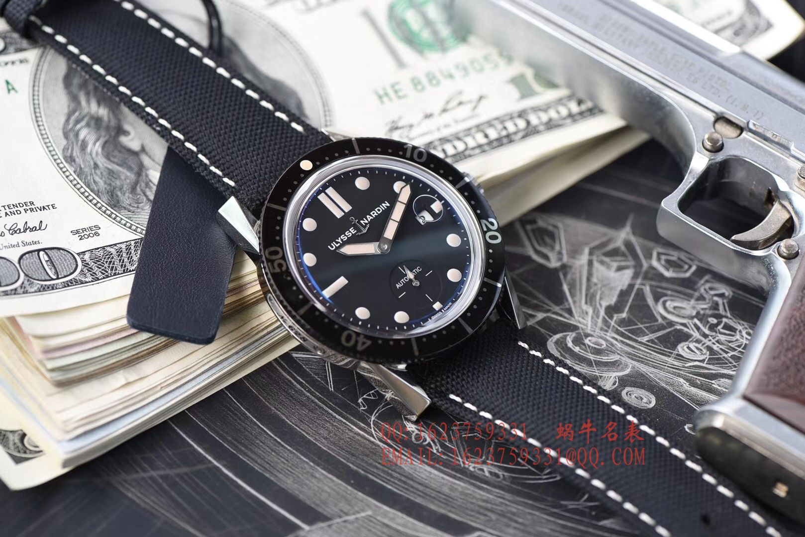 视频评测神器：完美  雅典表Ulysse Nardin Diver潜水表系列Le Locle 勒洛克潜水腕表3203-950 / YD012