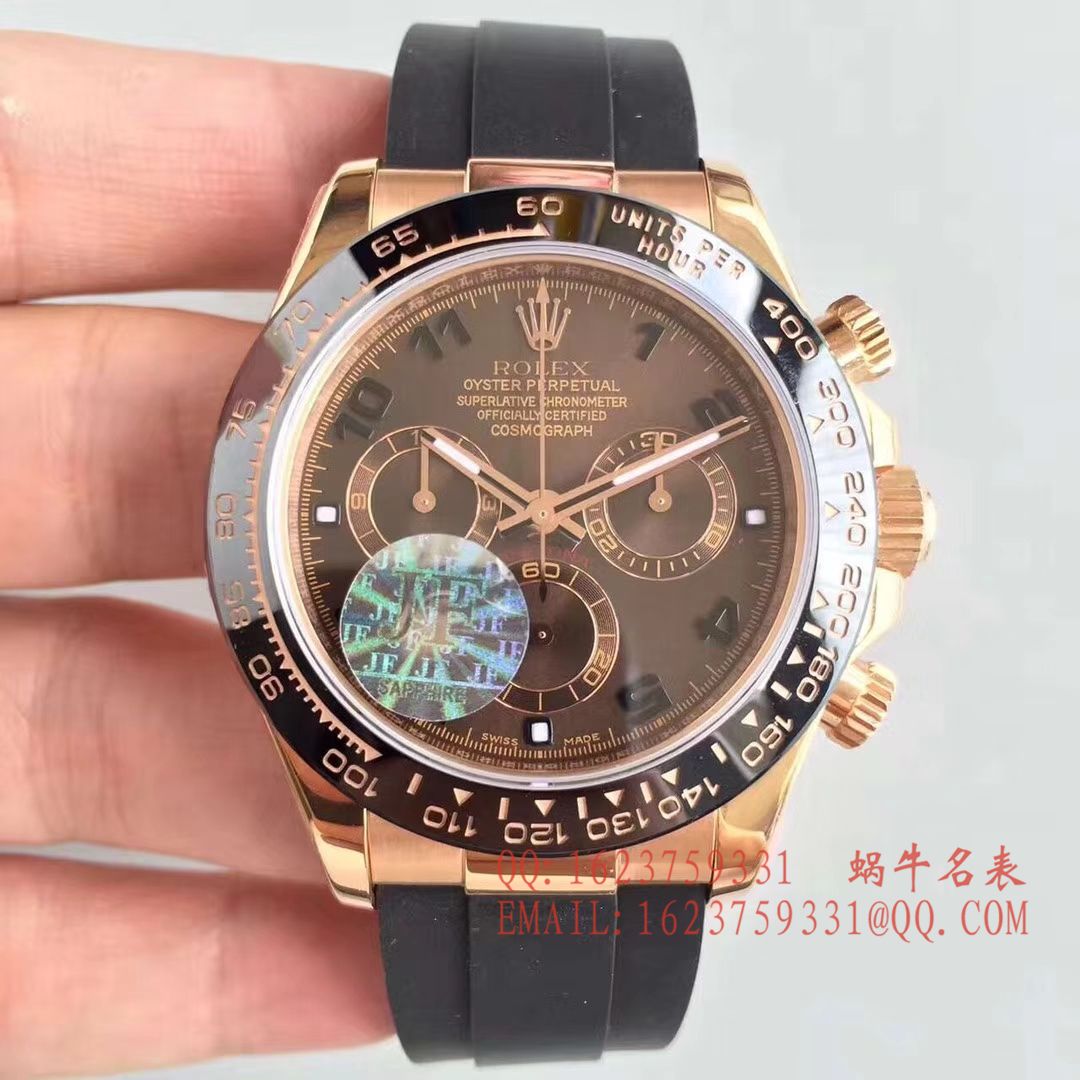   JF  劳力士宇宙计型迪通拿系列116515LN-L(FC) 咖啡面机械腕表 / R009