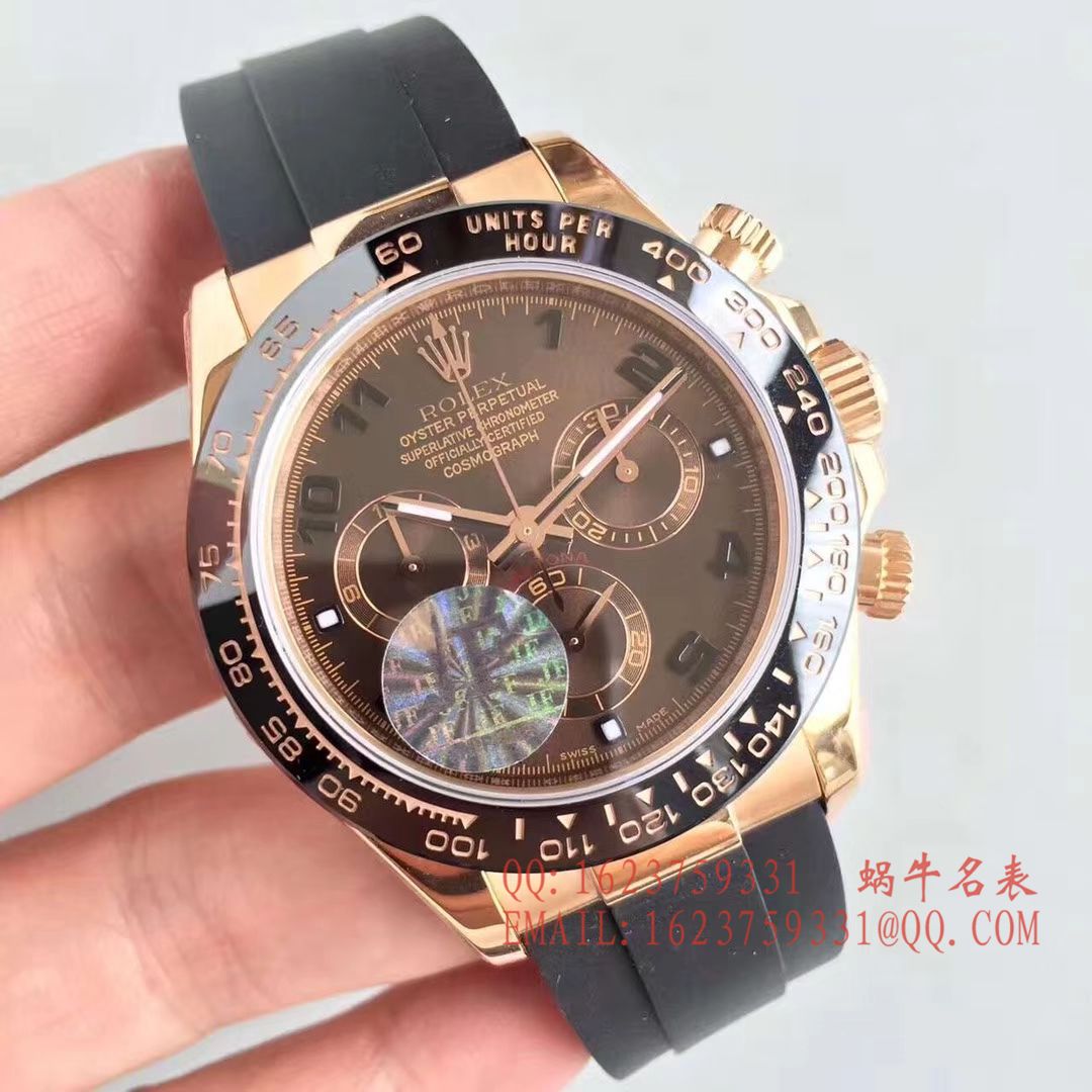   JF  劳力士宇宙计型迪通拿系列116515LN-L(FC) 咖啡面机械腕表 / R009