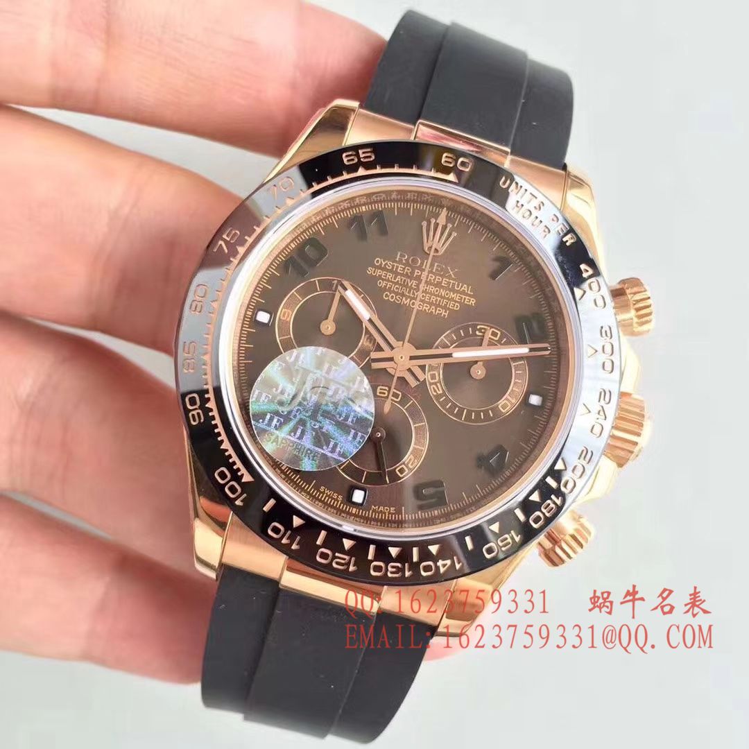   JF  劳力士宇宙计型迪通拿系列116515LN-L(FC) 咖啡面机械腕表 / R009