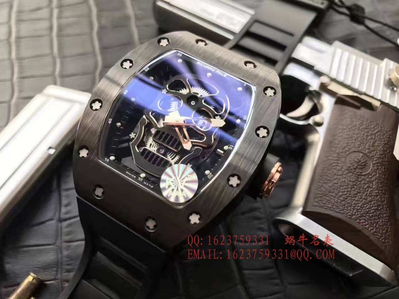  视频解析  KV出品版理查德米勒骷髅头RM 52系列手表 / R007