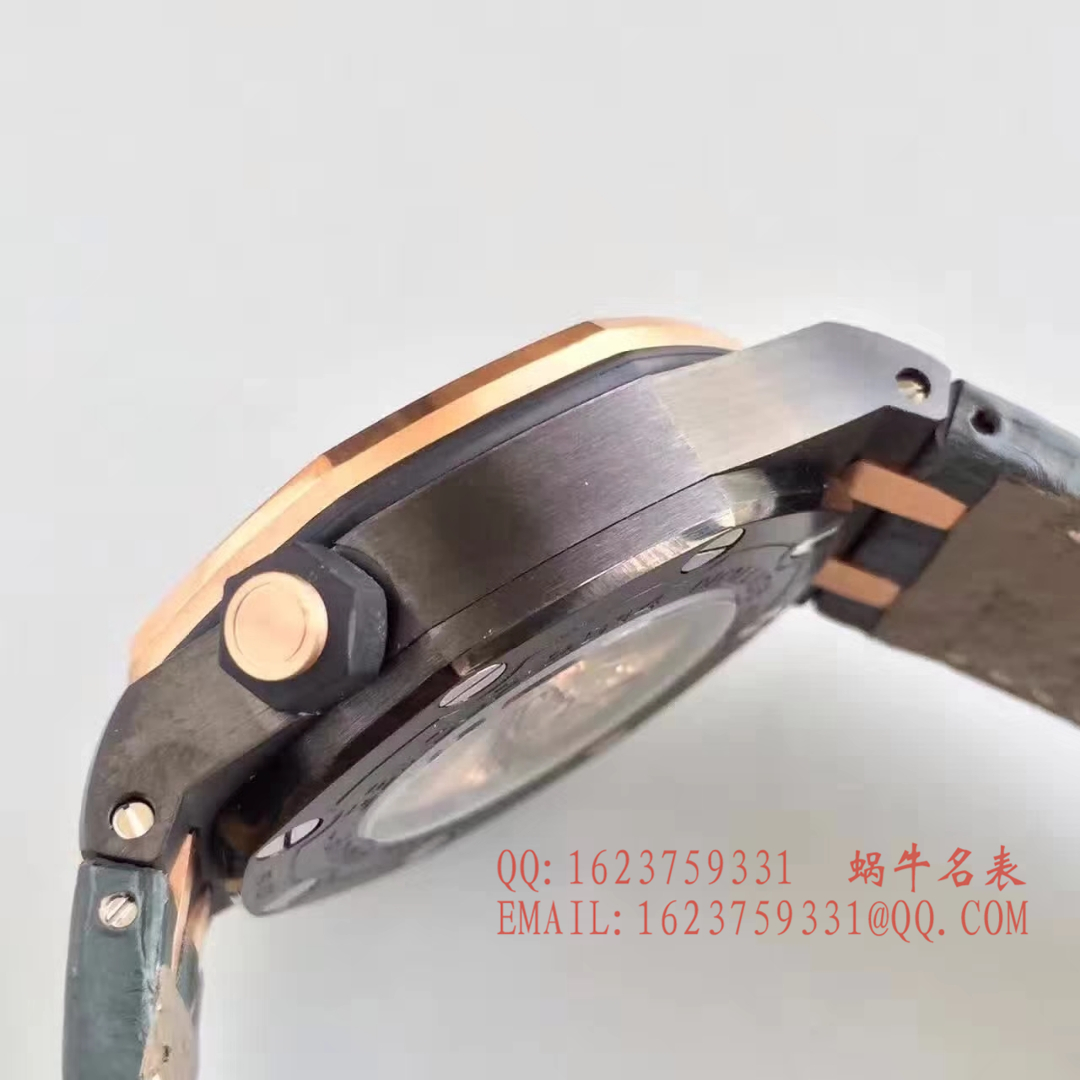 视频评测JF厂爱彼皇家橡树离岸型系列15709TR.OO.A005CR.01男表 / AP077A