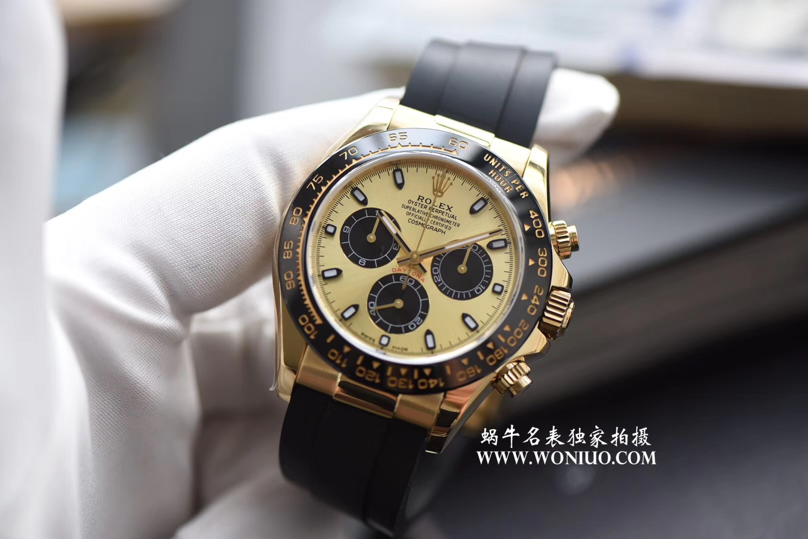  AR  劳力士宇宙计型迪通拿系列黄金面116518LN腕表 / R202