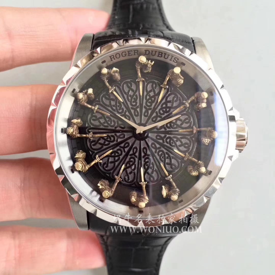   独家视频评测ZZ  罗杰杜彼EXCALIBUR（王者系列）系列12圆桌骑士RDDBEX0495腕表 / LJ005