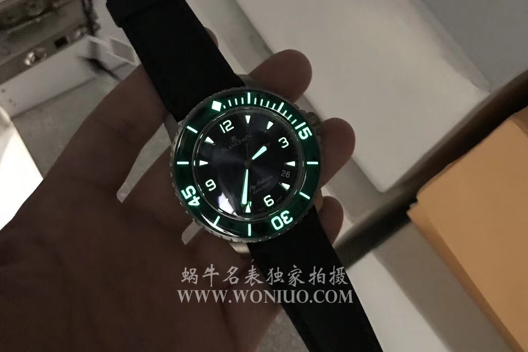   ZF  宝珀五十噚系列5015-12B40-O52A蓝面背透腕表 / BP038