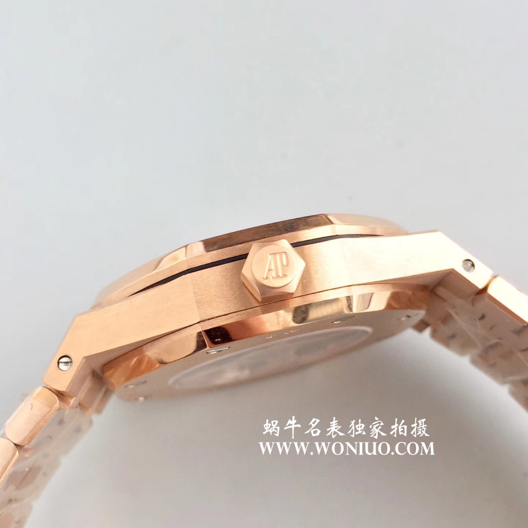 视频评测JF  爱彼皇家橡树双摆轮镂空系列15407ST.OO.1220ST.01腕表 / APBD131