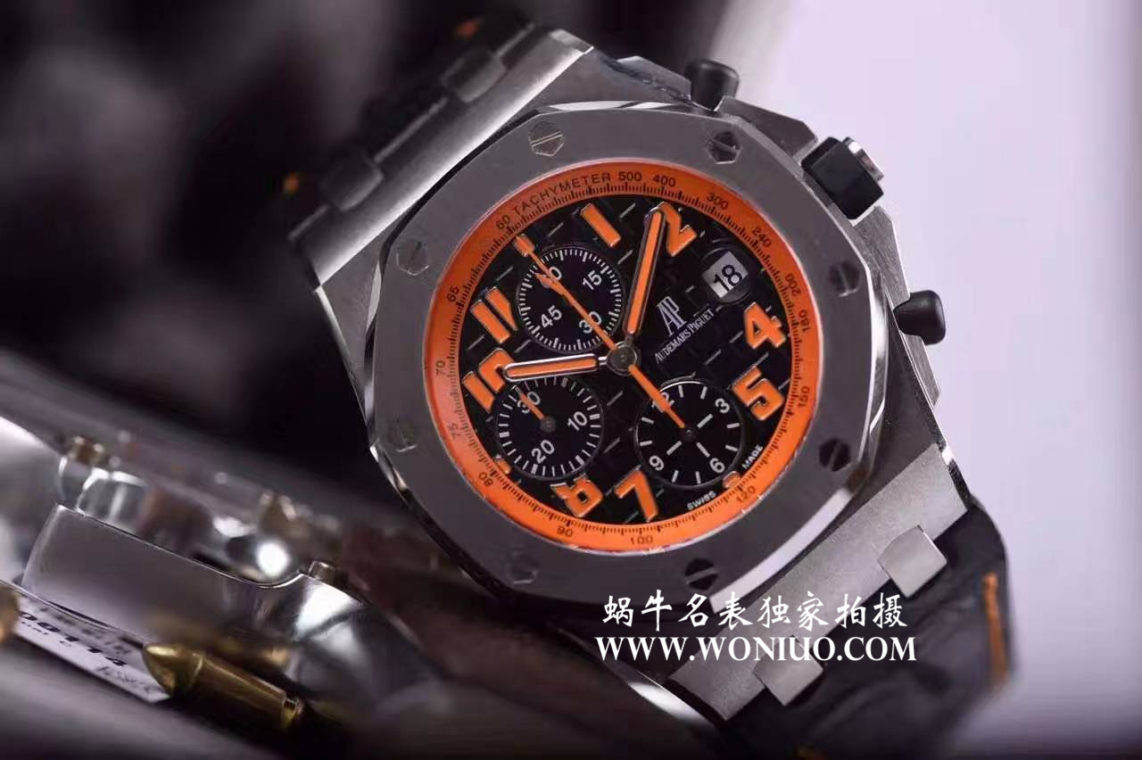   JF厂爱彼皇家橡树离岸型系列《橙面火焰“火山”》26170ST.OO.D101CR.01腕表 / APCD049
