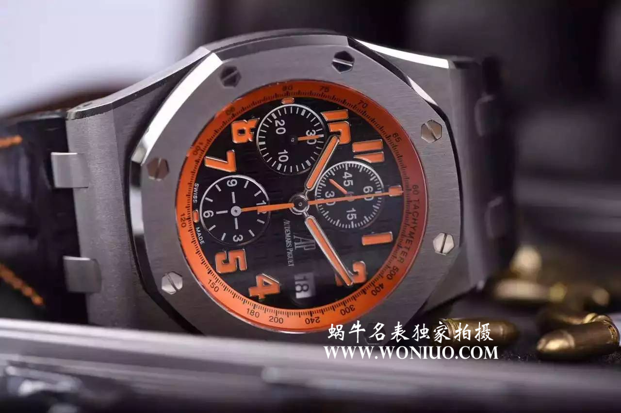   JF厂爱彼皇家橡树离岸型系列《橙面火焰“火山”》26170ST.OO.D101CR.01腕表 / APCD049