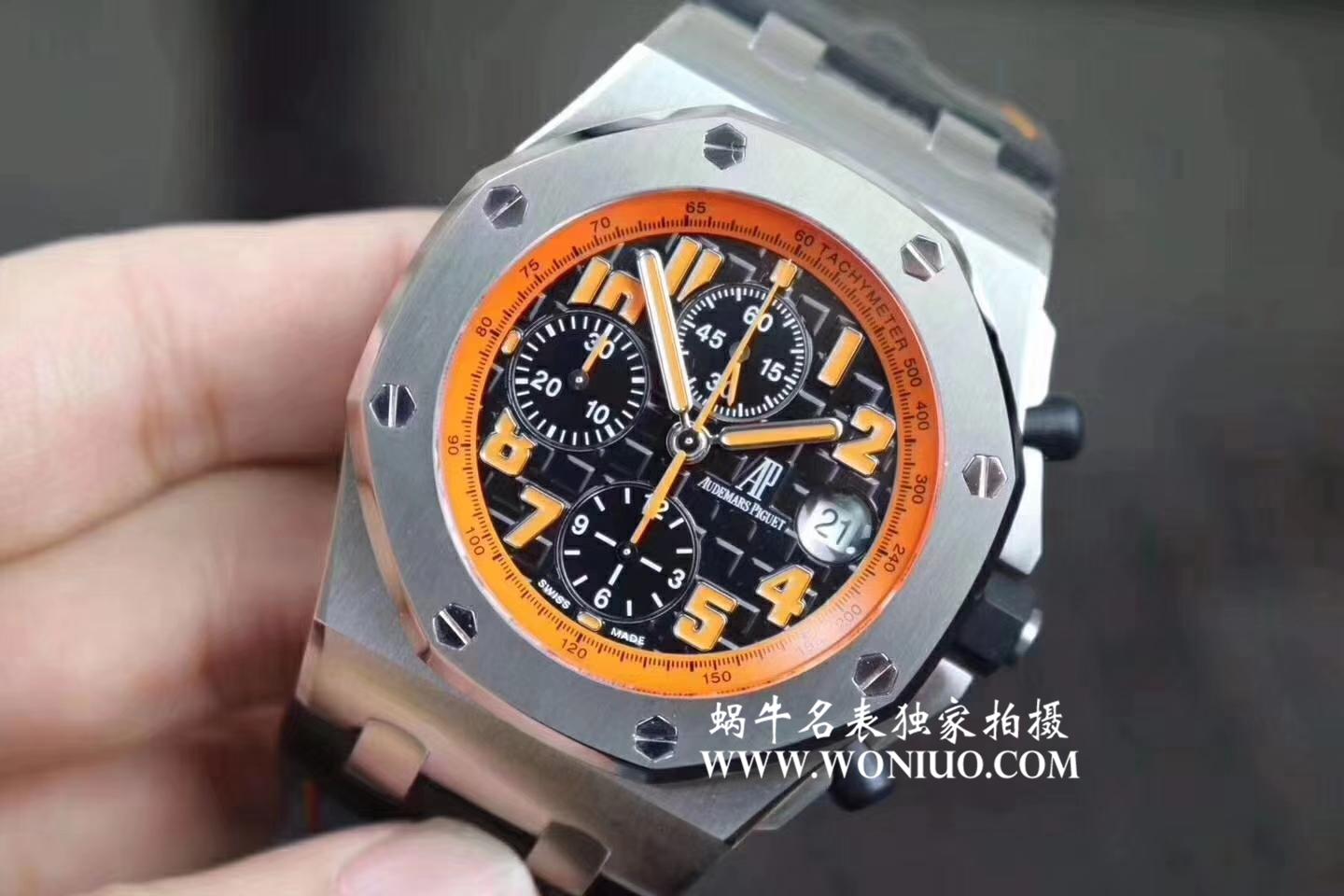   JF厂爱彼皇家橡树离岸型系列《橙面火焰“火山”》26170ST.OO.D101CR.01腕表 / APCD049