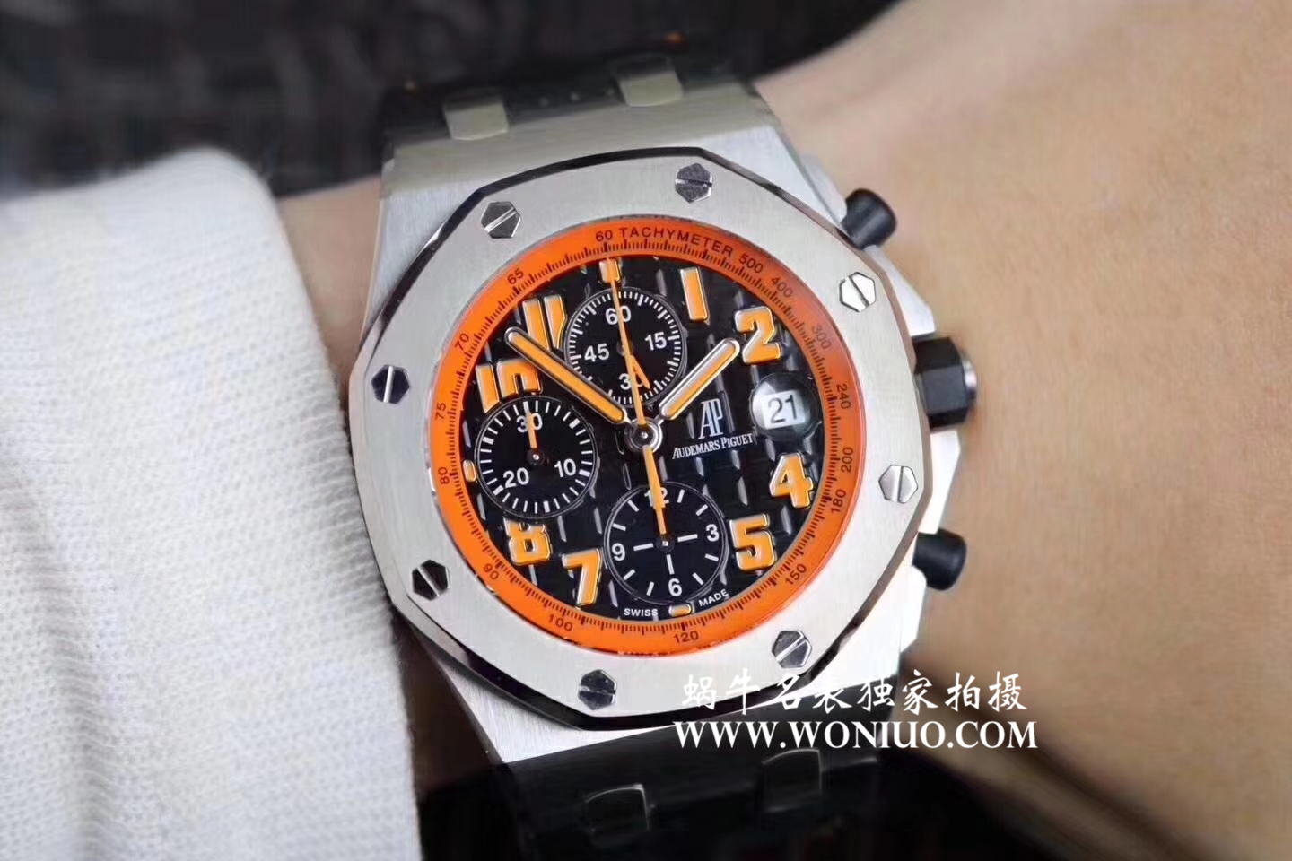   JF厂爱彼皇家橡树离岸型系列《橙面火焰“火山”》26170ST.OO.D101CR.01腕表 / APCD049