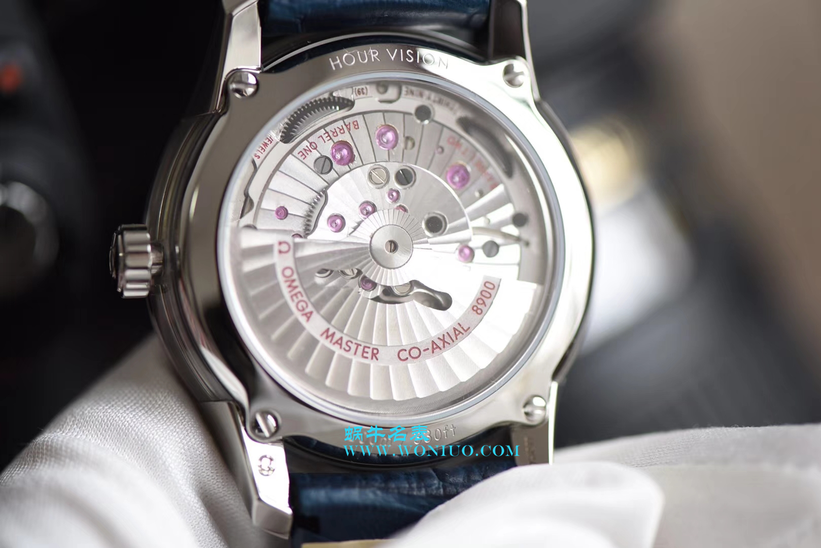   3S  欧米茄碟飞HOUR VISION腕表系列433.33.41.21.03.001腕表(明亮之蓝)  / M316