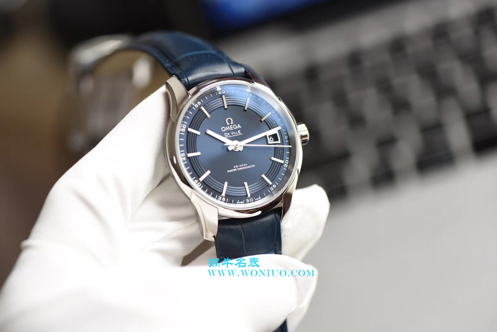   3S  欧米茄碟飞HOUR VISION腕表系列433.33.41.21.03.001腕表(明亮之蓝)  / M316