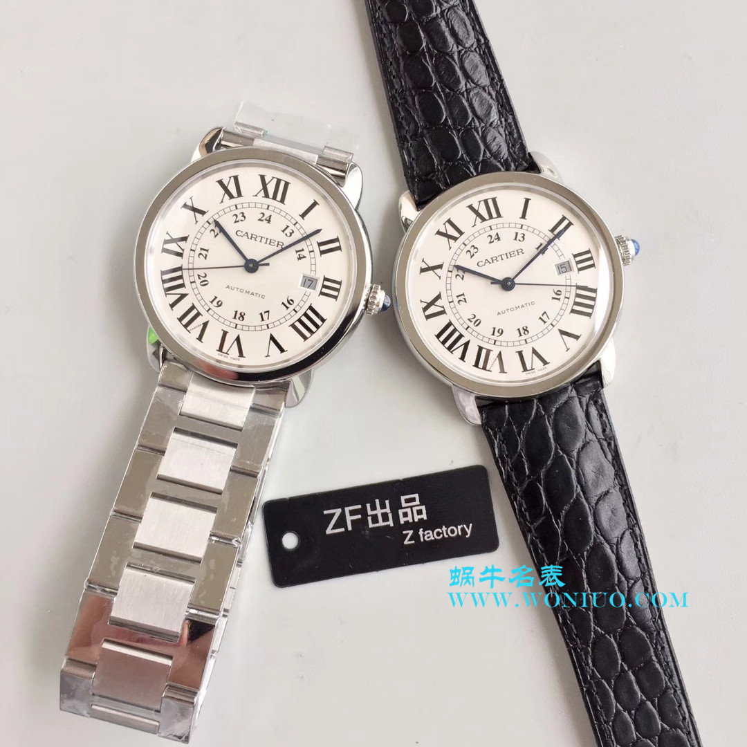   ZF手表  卡地亚RONDE DE CARTIER伦敦SOLO系列W6701010腕表 / K068