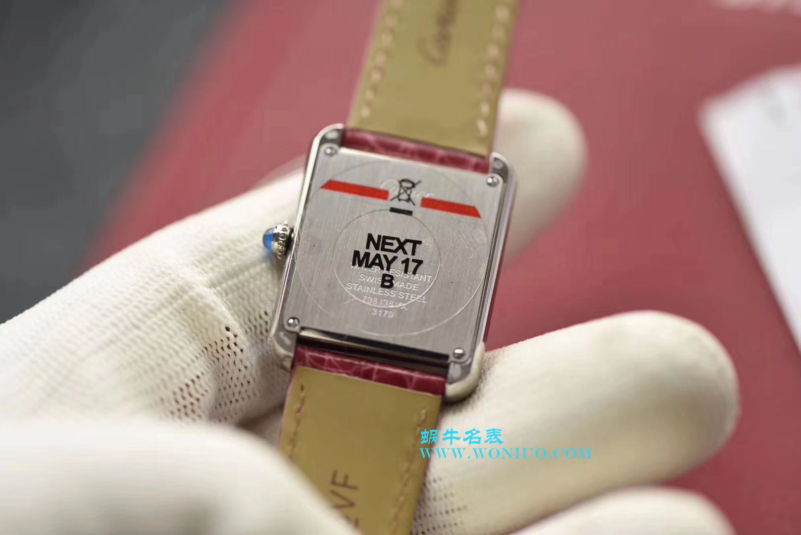视频测评K11厂卡地亚坦克系列 W5200000 粉面女士石英腕表 / KAD008   视频测评K11厂卡地亚坦克系列 W5200000 粉面女士石英腕表 / KAD008