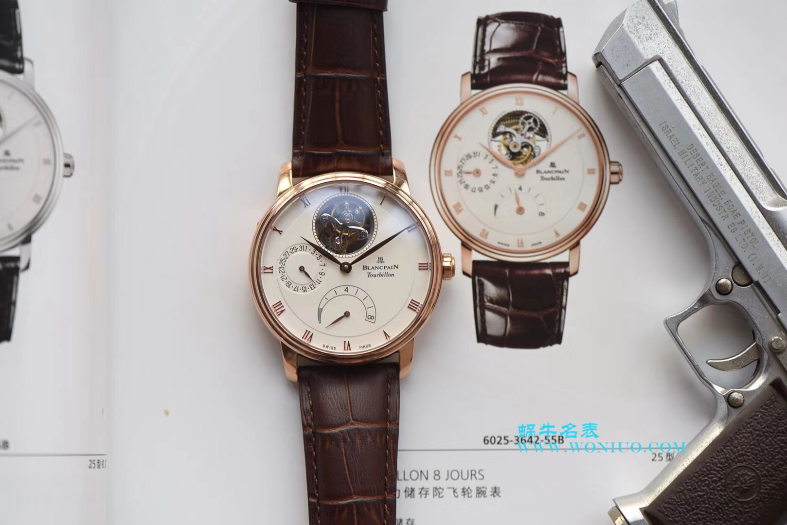  JB  宝珀升级宝珀经典系列6025-1542-55B陀飞轮腕表 / BPCE030