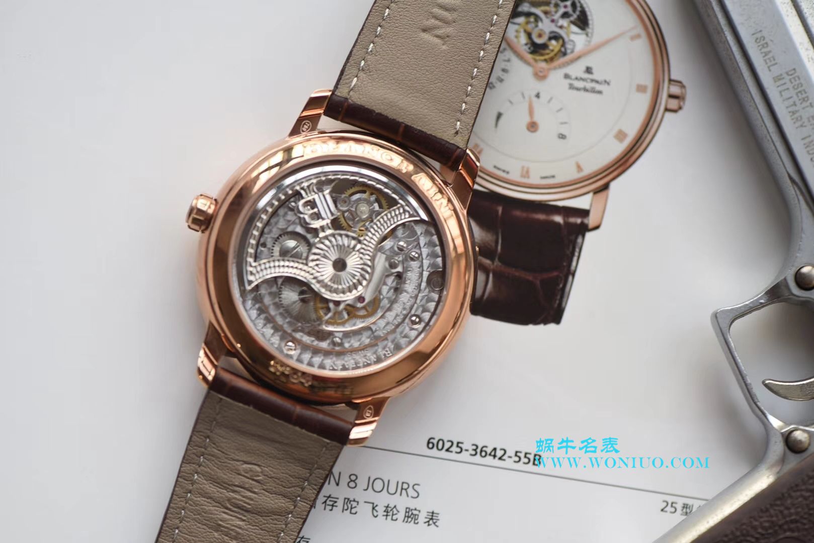   JB  宝珀经典系列6025-3642-55B陀飞轮腕表 / BP042