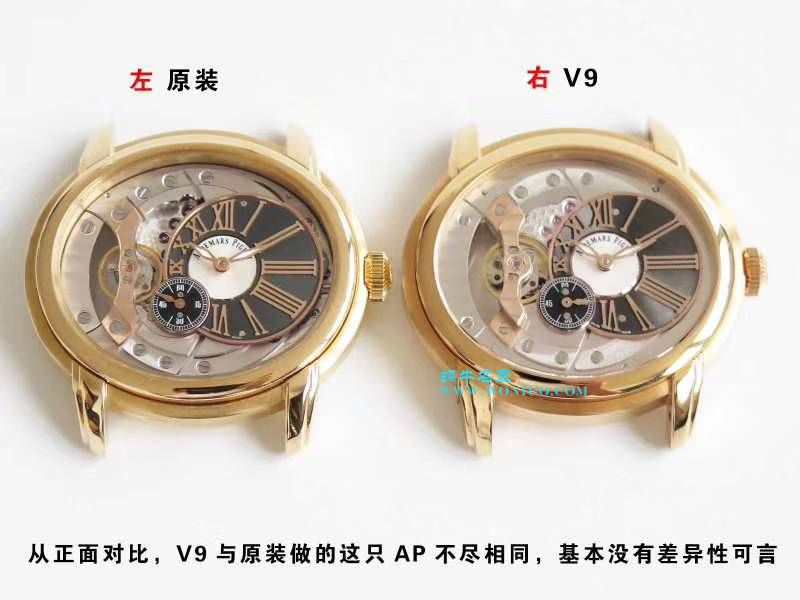   V9  爱彼千禧系列15350OR.OO.D093CR.01、15350ST.OO.D002CR.01腕表 / AP135