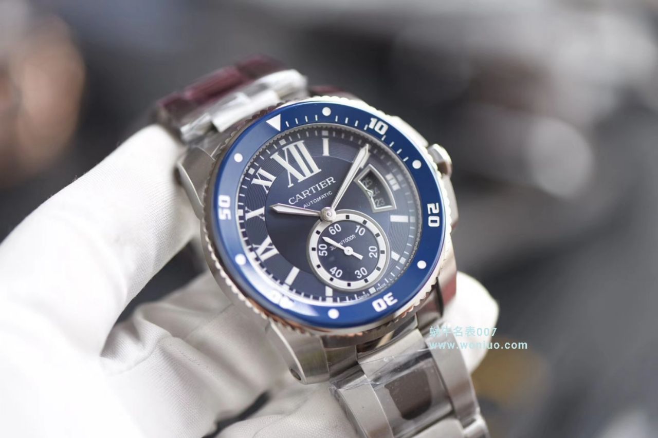   JF  卡地亚卡历博/卡利博CALIBRE DE CARTIER 系列WSCA0011腕表钢带款 / KDY076