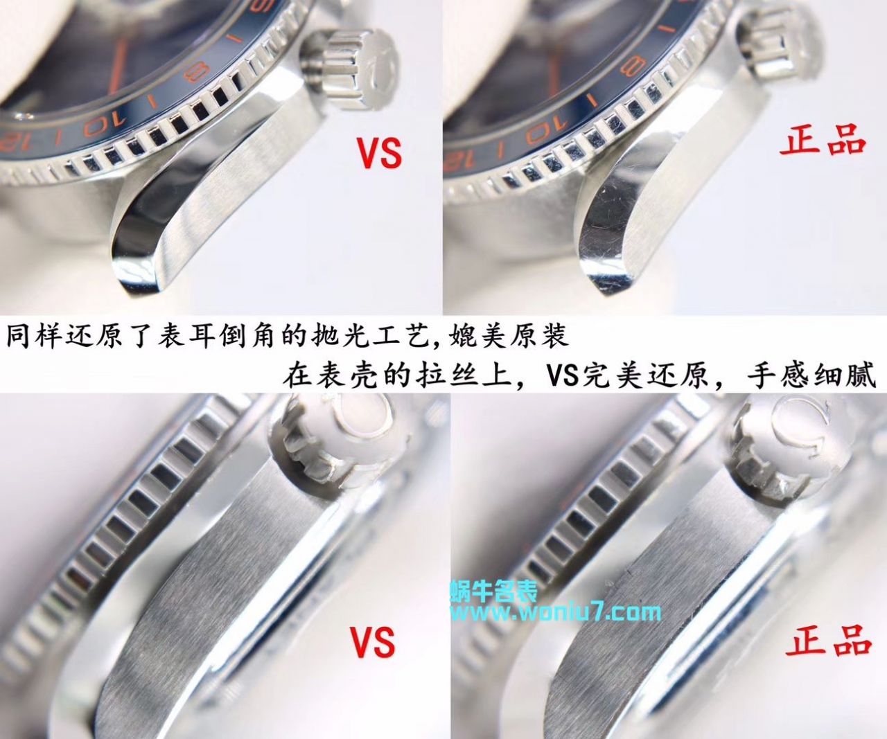   VS  欧米茄海马海洋宇宙600米系列GMT 232.30.44.22.03.001腕表 / M356
