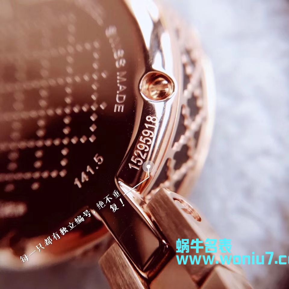   原单女表  古驰硬货，小小个真钻石英女表，整个表圈镶50颗Vs1.0真钻 / GUCCI KK09