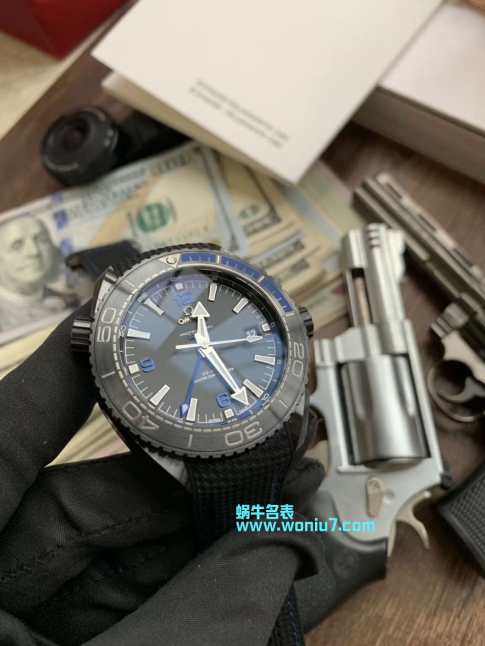 VS欧米茄全黑陶瓷海洋宇宙600米 “深海之黑”  215.92.46.22.01.001腕表 / M370