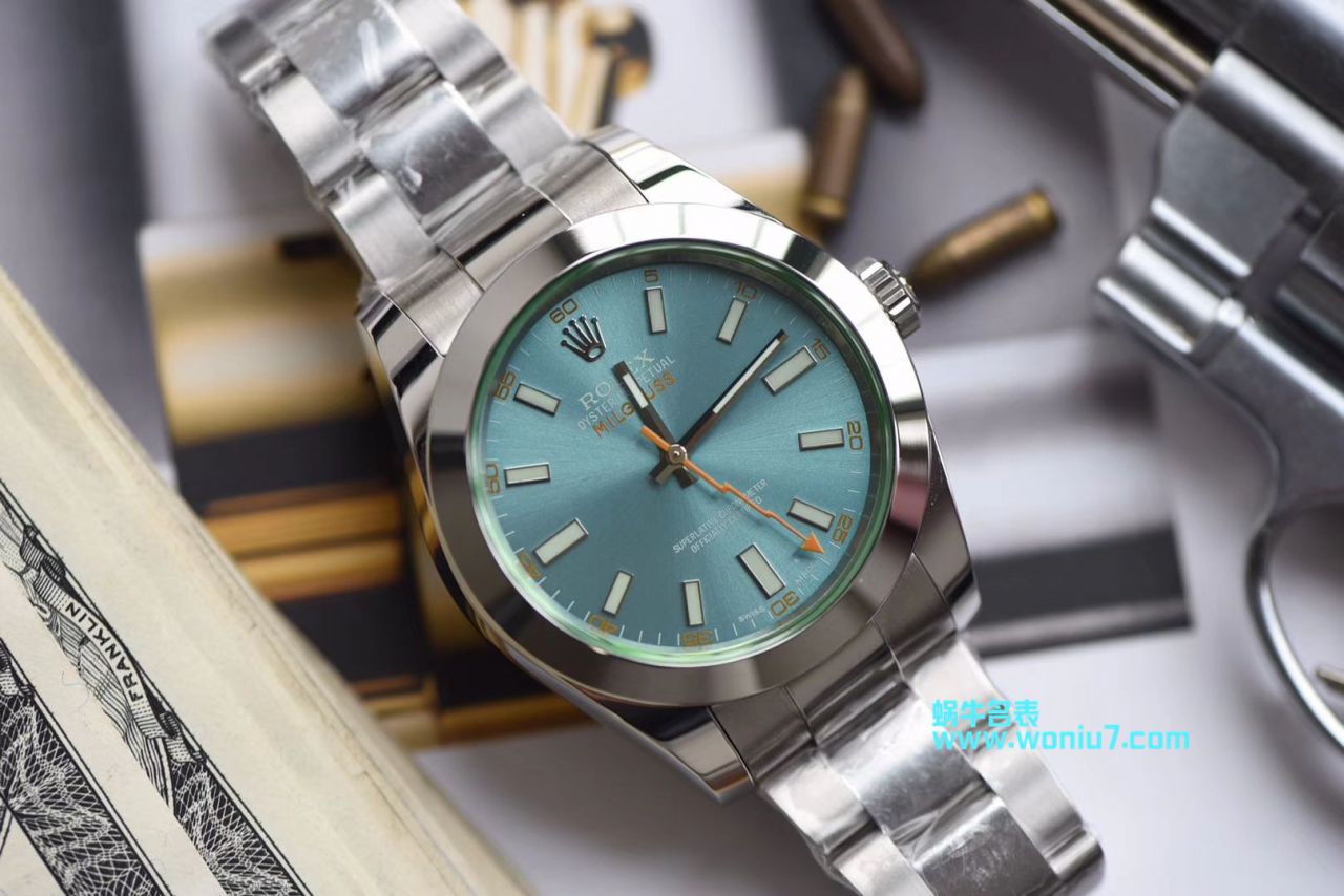   DJ  劳力士MILGAUSS系列116400-GV-72400蓝盘腕表(绿玻璃) / R246