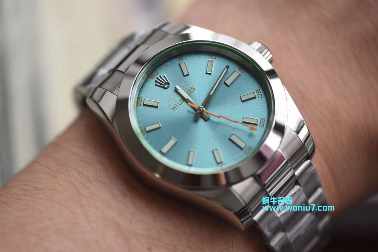   DJ  劳力士MILGAUSS系列116400-GV-72400蓝盘腕表(绿玻璃) / R246