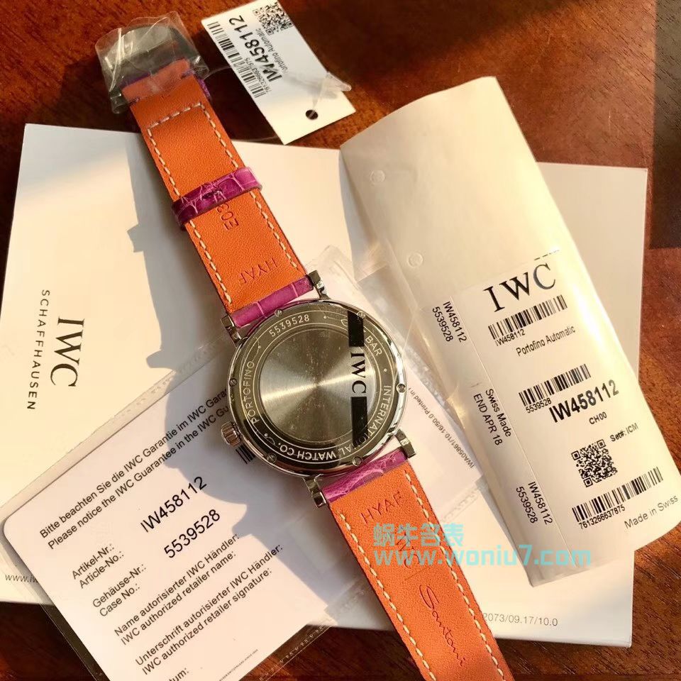   渠道原单  IWC万国表柏涛菲诺系列IW458112腕表女装 / WG176
