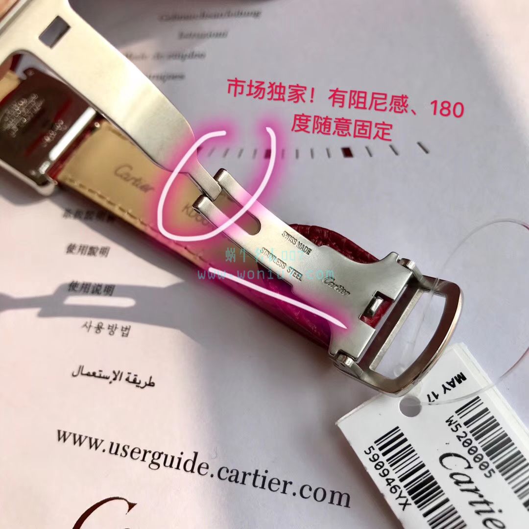   高端定制真钻  卡地亚坦克系列WJTA0015腕表女士 / K189