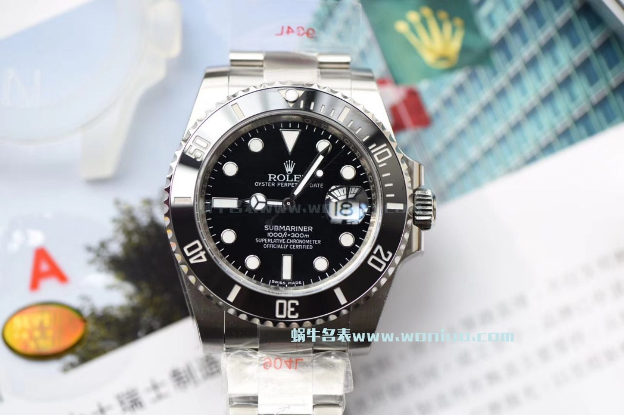   NOOB厂V9版本  劳力士潜航者型系列116610LV-97200 绿盘腕表  劳力士绿水鬼  、劳力士潜航者型系列116610LN-97200 黑盘腕表(黑水鬼) / R295