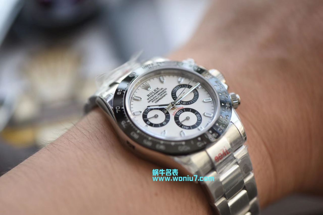 劳力士宇宙计型迪通拿系列116500LN-78590白盘腕表熊猫迪  最新升级版904L迪通拿，速度来秒，N厂神作～原装结构4130迪通拿   / R296