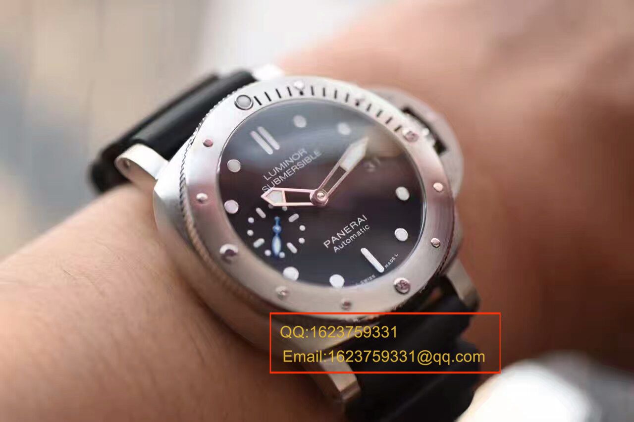视频评测沛纳海SUBMERSIBLE 潜行系列PAM00682腕表  XF厂新升级版：佩纳海男女都可以佩戴   / XFPAM00682MM