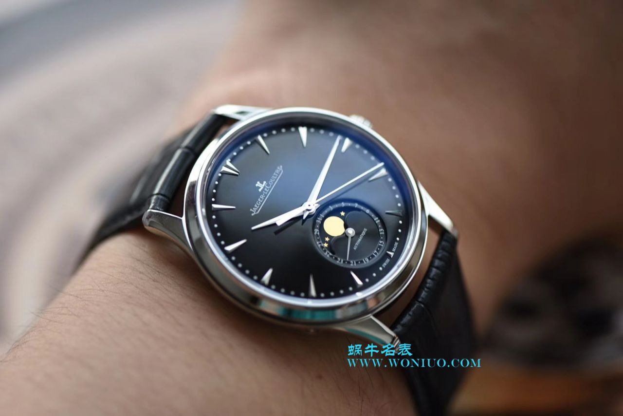 视频评测积家大师系列1368420腕表  ZF新品，积家月相大师系列   / JJ123MM