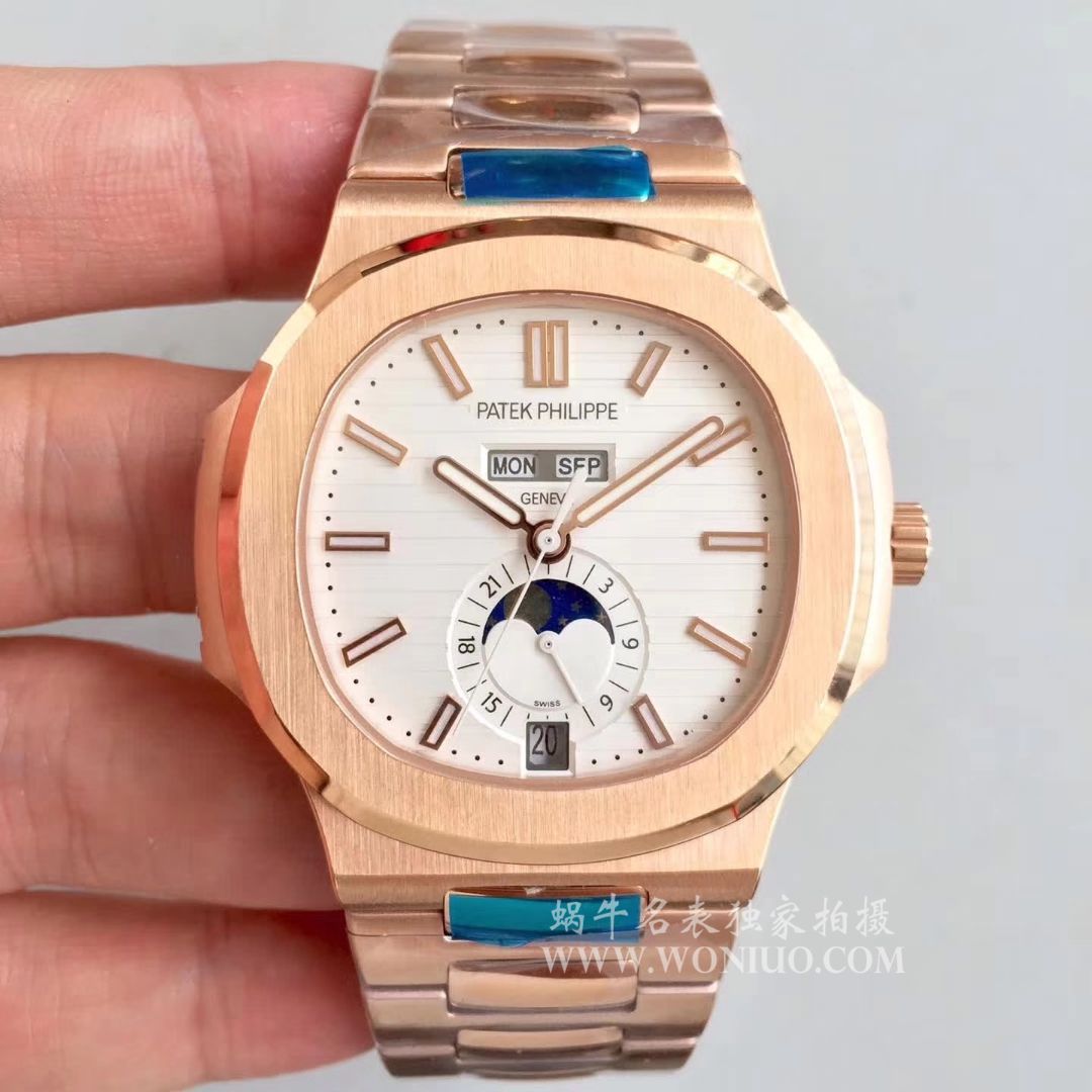 视频评测百达翡丽Nautilus运动系列5726/1A-001腕表  KM鹦鹉螺V2版本   / BD200MM