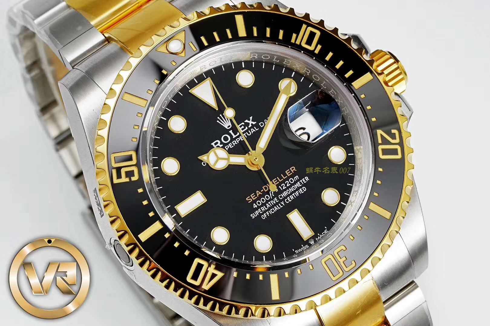 劳力士海使型系列m126603-0001腕表  VR海使单红鬼王43MM K金版本包金   / R303