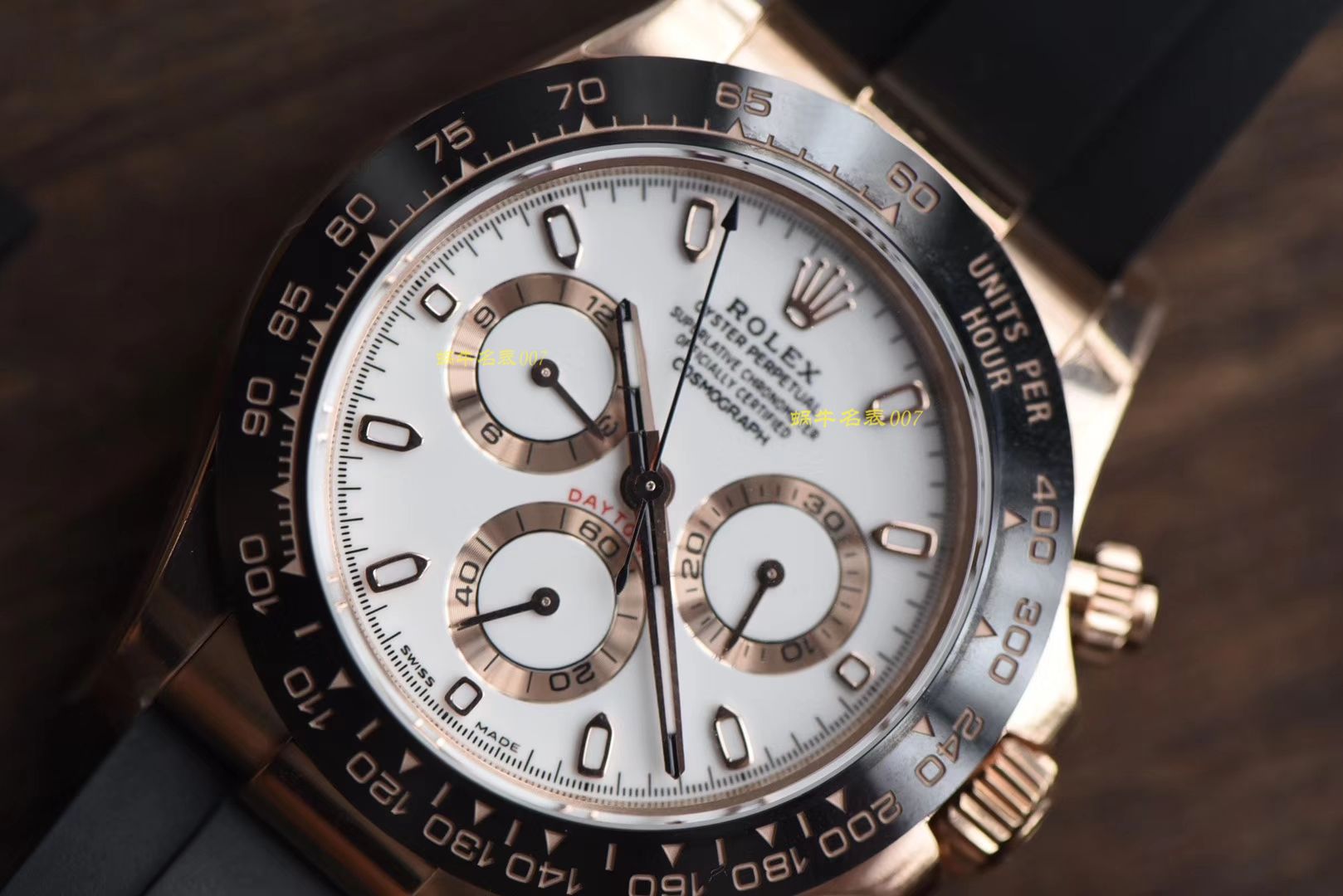 视频评测N厂超级胶带款4130迪通拿  Rolex劳力士宇宙计型迪通拿系列M116515ln-0019腕表 / R306
