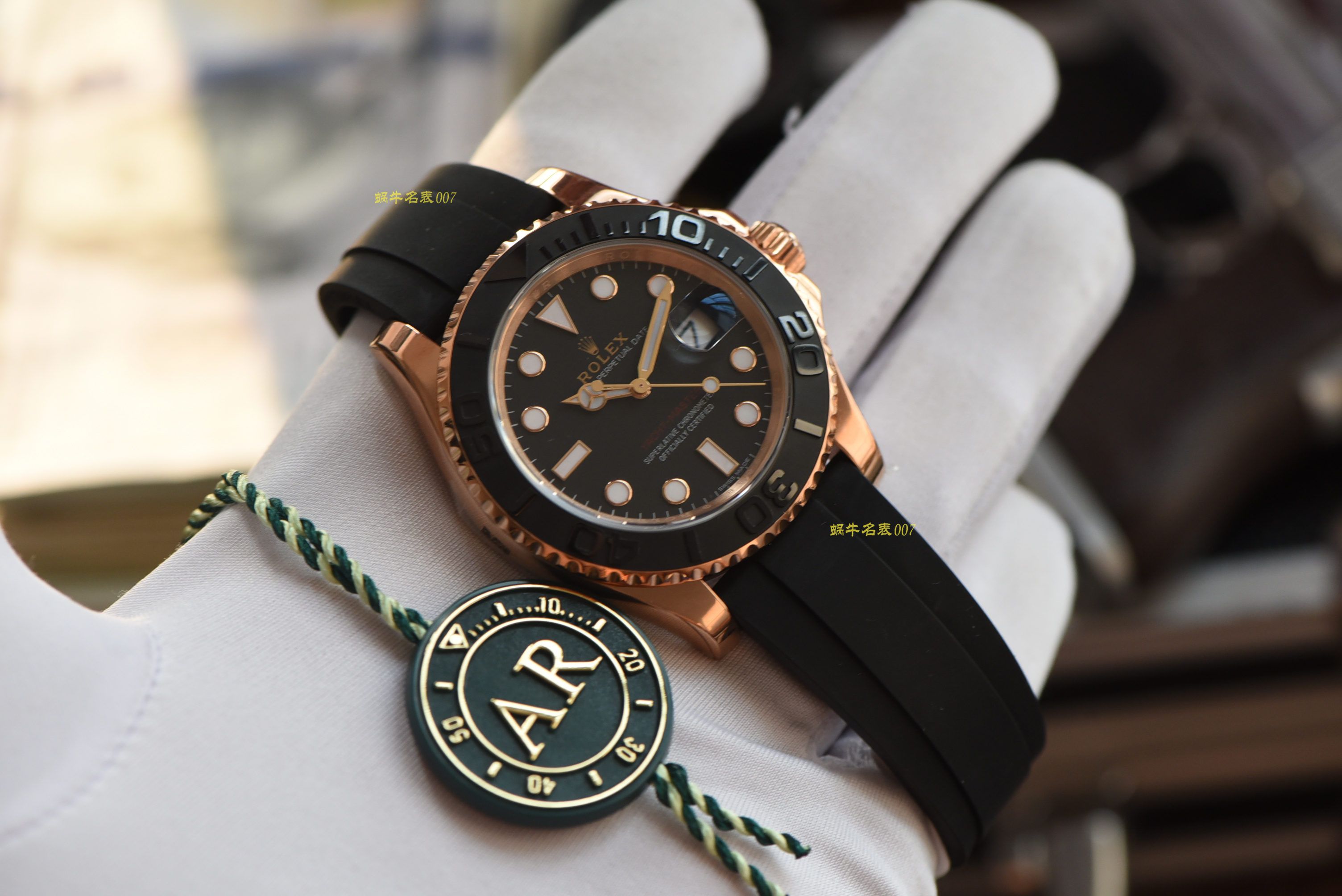 视频评测AR劳力士游艇名仕型系列116655-Oysterflex bracelet腕表（AR劳力士金游艇） / R312