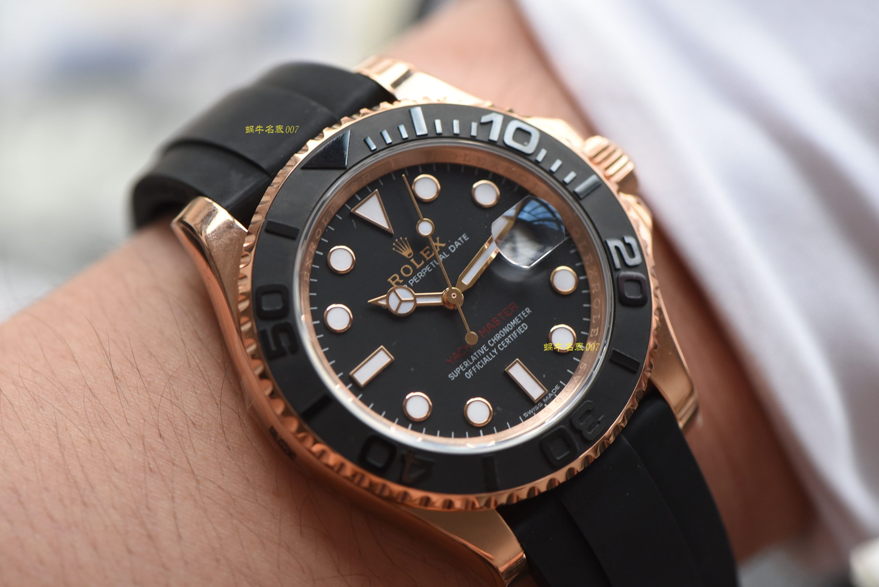 视频评测AR劳力士游艇名仕型系列116655-Oysterflex bracelet腕表（AR劳力士金游艇） / R312