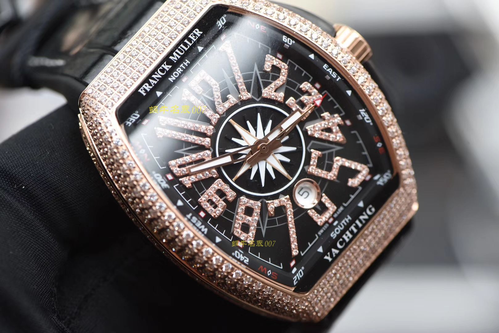   ABS高Franck Muller  法穆兰MEN'S COLLECTION系列V 45满钻腕表 / FL033