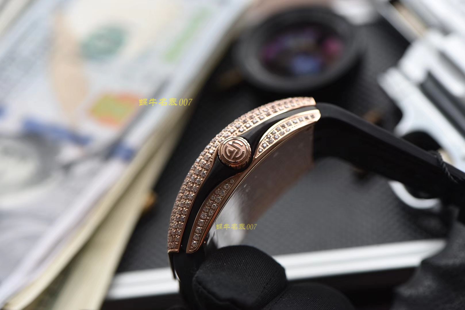   ABS高Franck Muller  法穆兰MEN'S COLLECTION系列V 45满钻腕表 / FL033