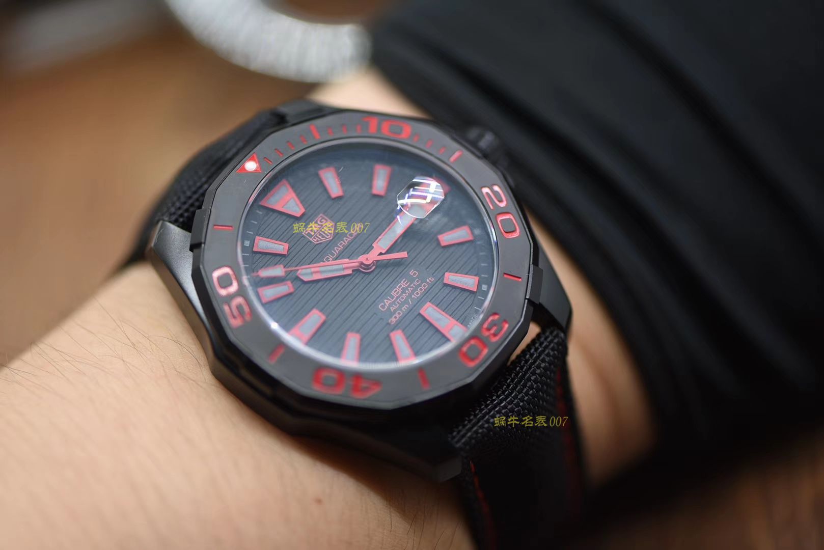V6厂版本新品TAG HEUER AQUARACER（竞潜系列） CALIBRE 5泰格豪雅竟潜43mm / TG068