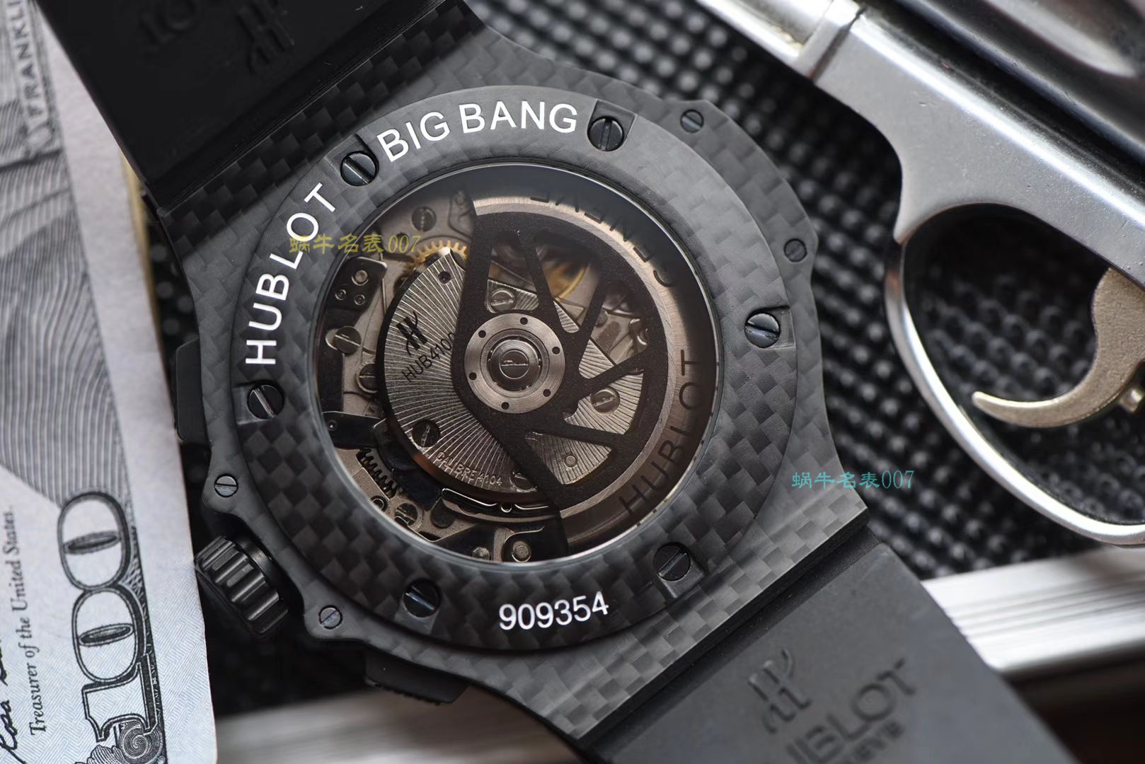 视频评测V6厂宇舶碳纤维手表  HUBLOT宇舶系列301.QX.1724.RX腕表 / YB063