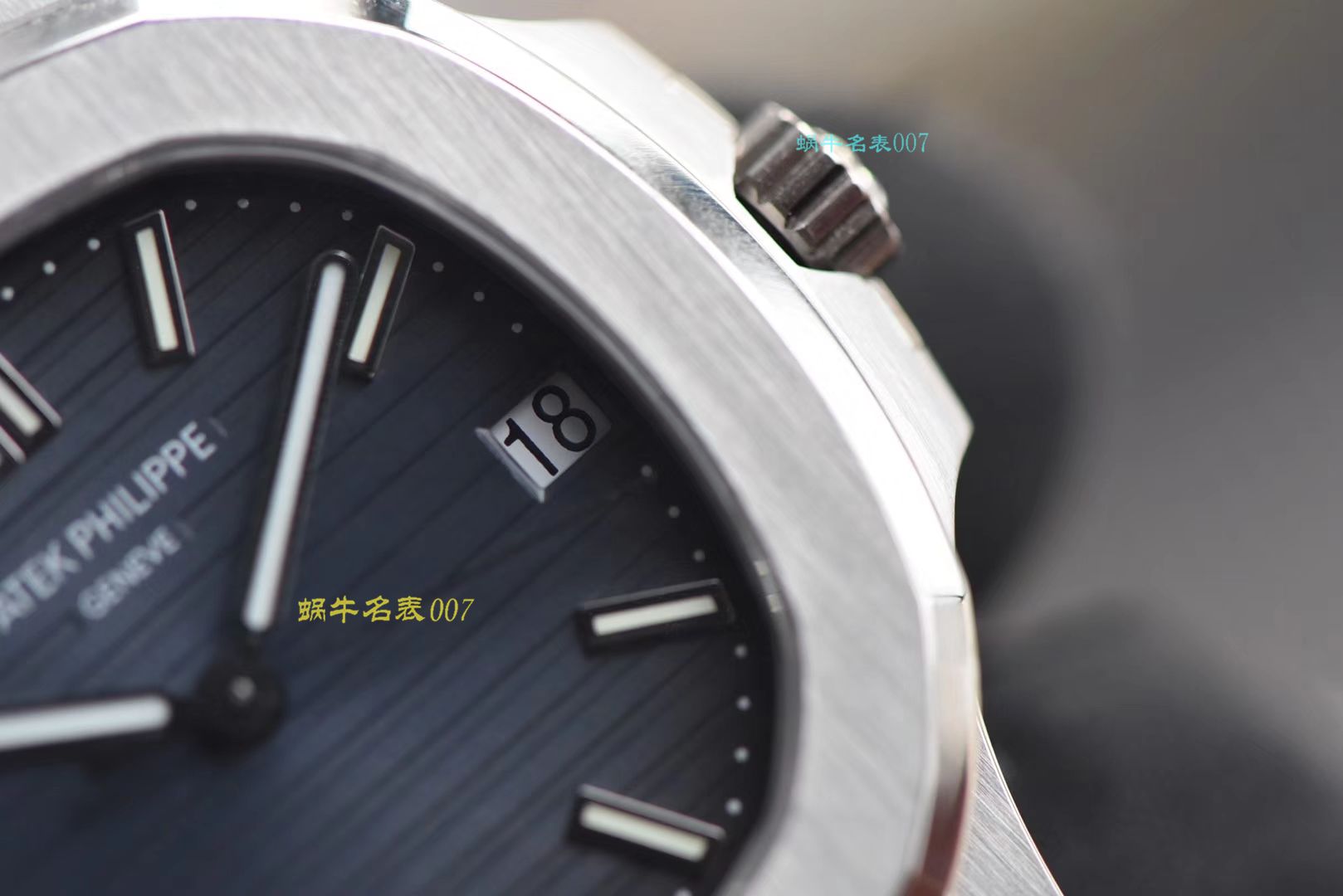   PPF超级PATEK PHILIPPE鹦鹉螺重磅来袭！“灰蓝”  百达翡丽运动优雅5711/1A 010 不锈钢腕表(鹦鹉螺)2019年钢表王座的开年重器 / BD267
