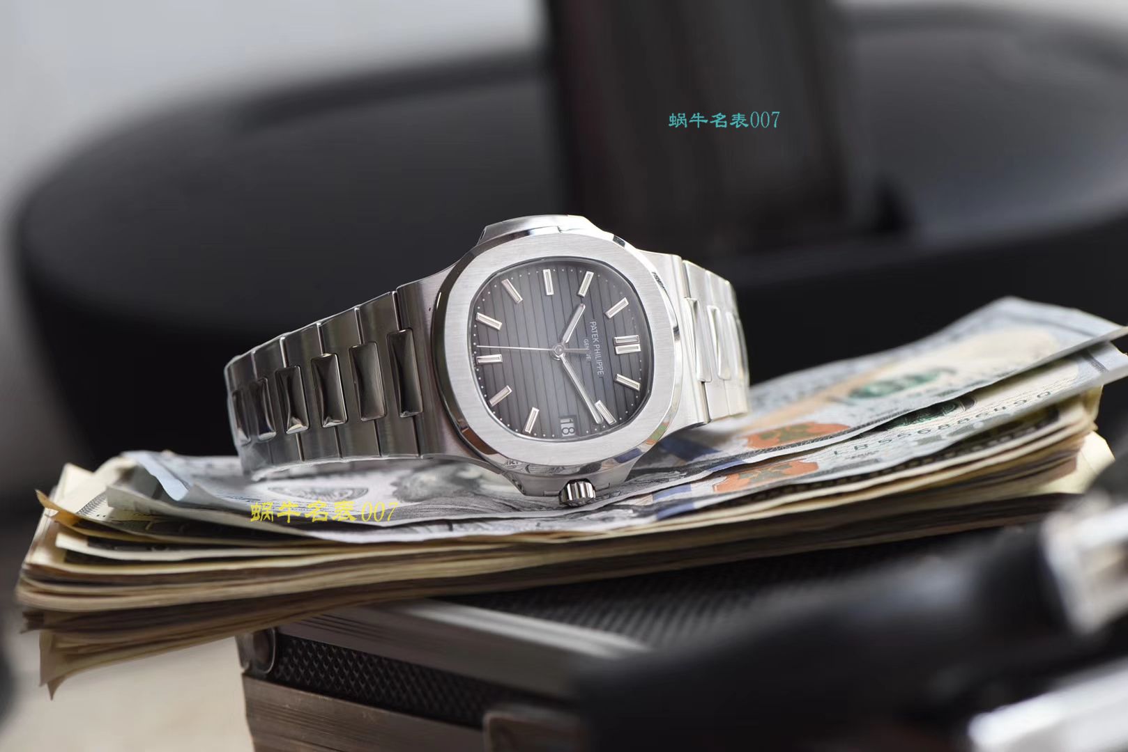   PPF超级PATEK PHILIPPE鹦鹉螺重磅来袭！“灰蓝”  百达翡丽运动优雅5711/1A 010 不锈钢腕表(鹦鹉螺)2019年钢表王座的开年重器 / BD267